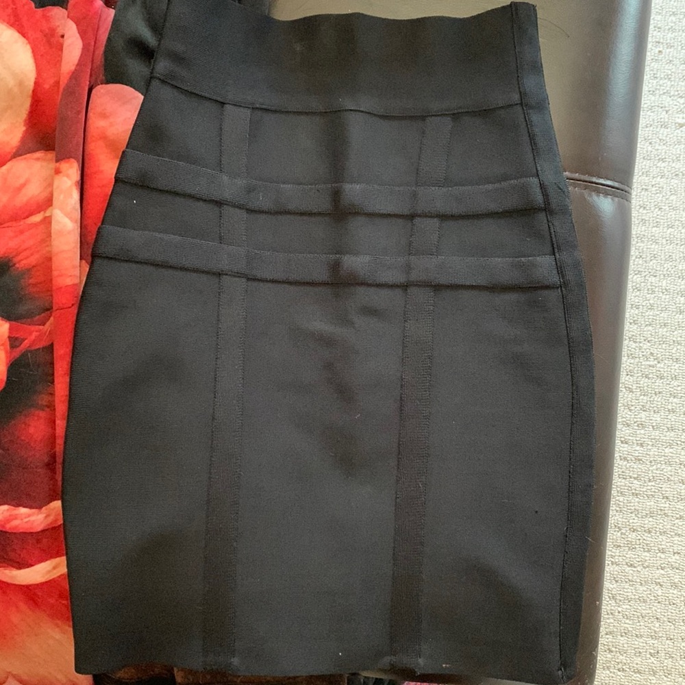 Herve Leger bandage skirt.